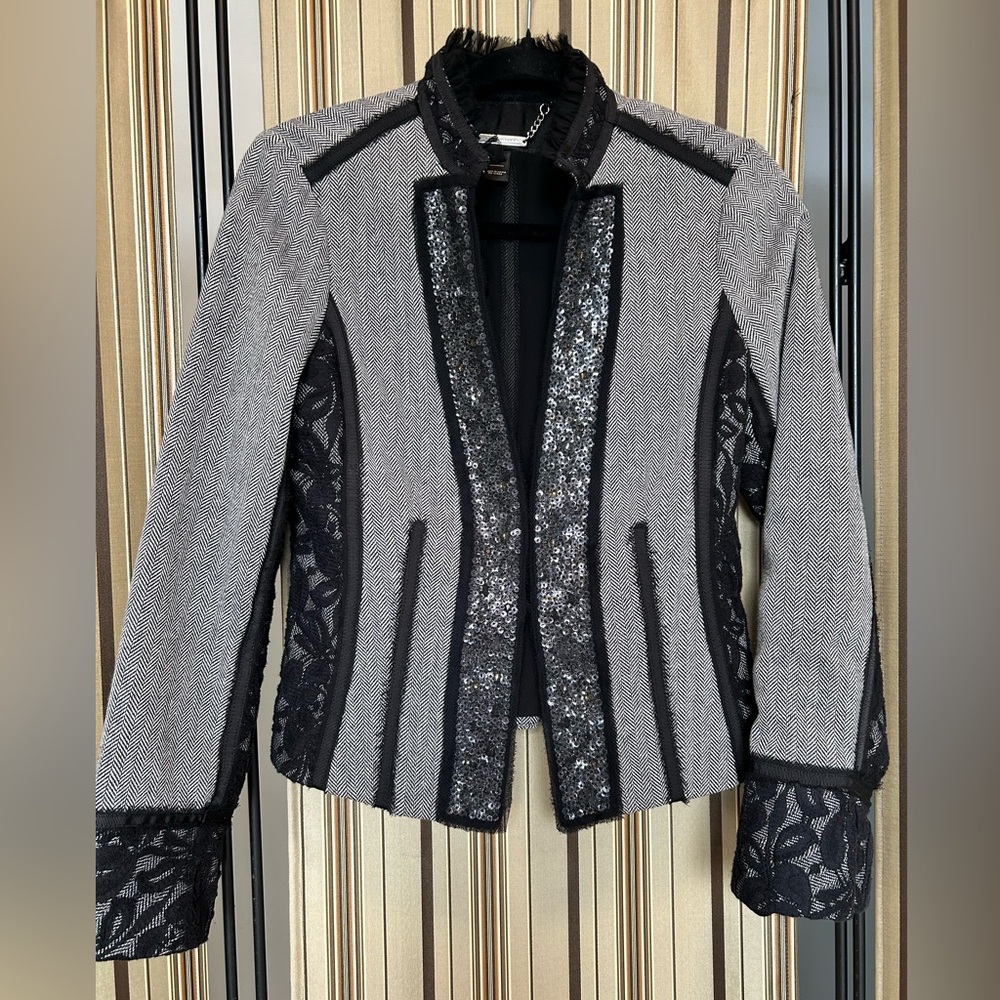 WHBM herringbone jacket